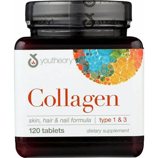 YOUTHEORY Youtheory Collagen Type 1 & 3, 120 Tablets