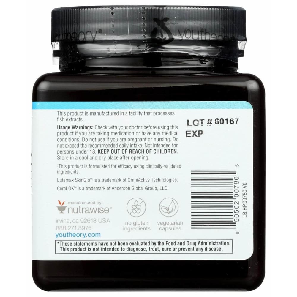 YOUTHEORY Youtheory Hyaluronic Plus, 60 Cp