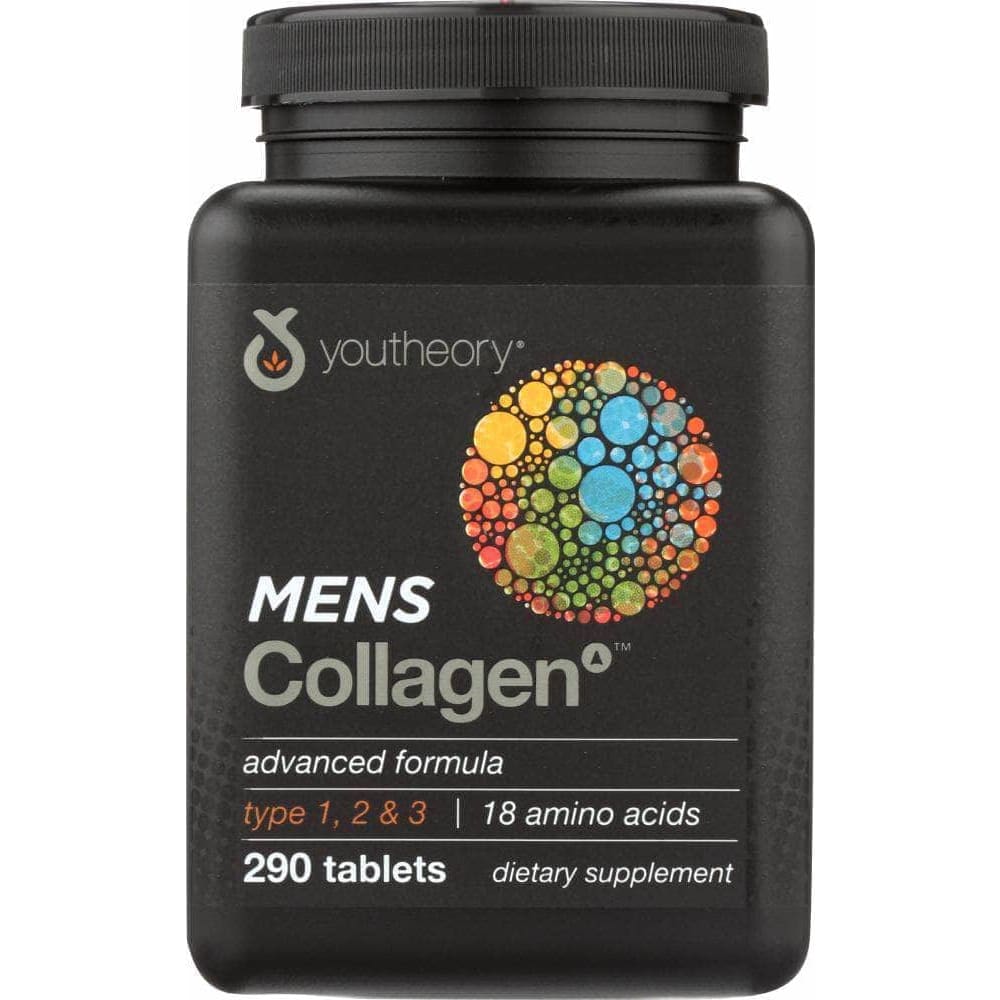 YOUTHEORY Youtheory Mens Collagen Advanced Formula, 290 Tb
