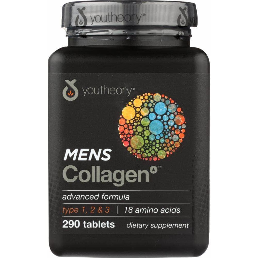 YOUTHEORY Youtheory Mens Collagen Advanced Formula, 290 Tb
