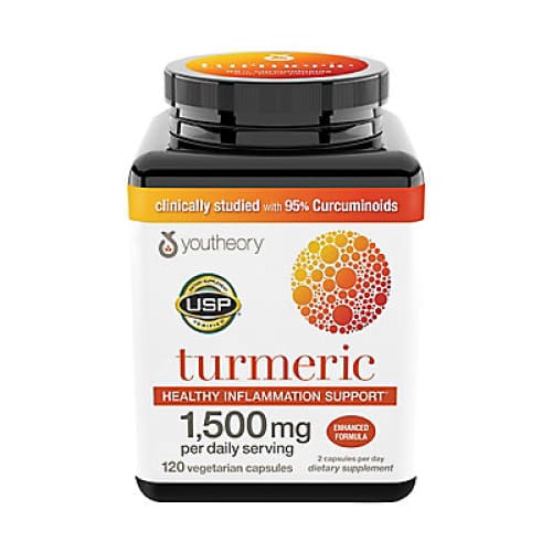 Youtheory Tumeric Enhanced 1500mg 120 ct. - Home/Health & Wellness/Vitamins & Supplements/Vitamins A-Z/ - Youtheory