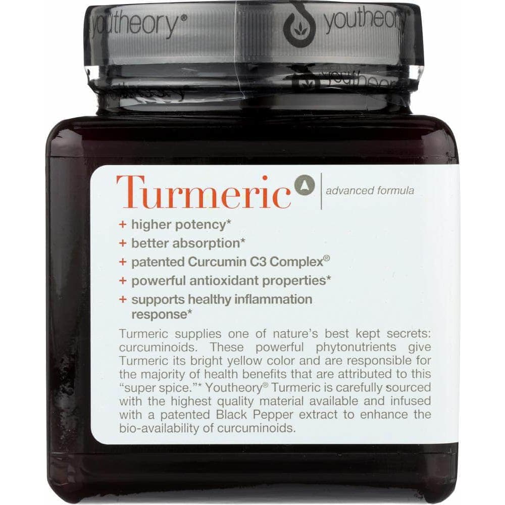 YOUTHEORY Youtheory Turmeric Advanced, 120 Tb