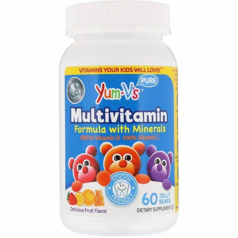 YUM VS Yum-Vs Jelly Multivitamin Formula Minerals Delicious Fruit, 60 Pc