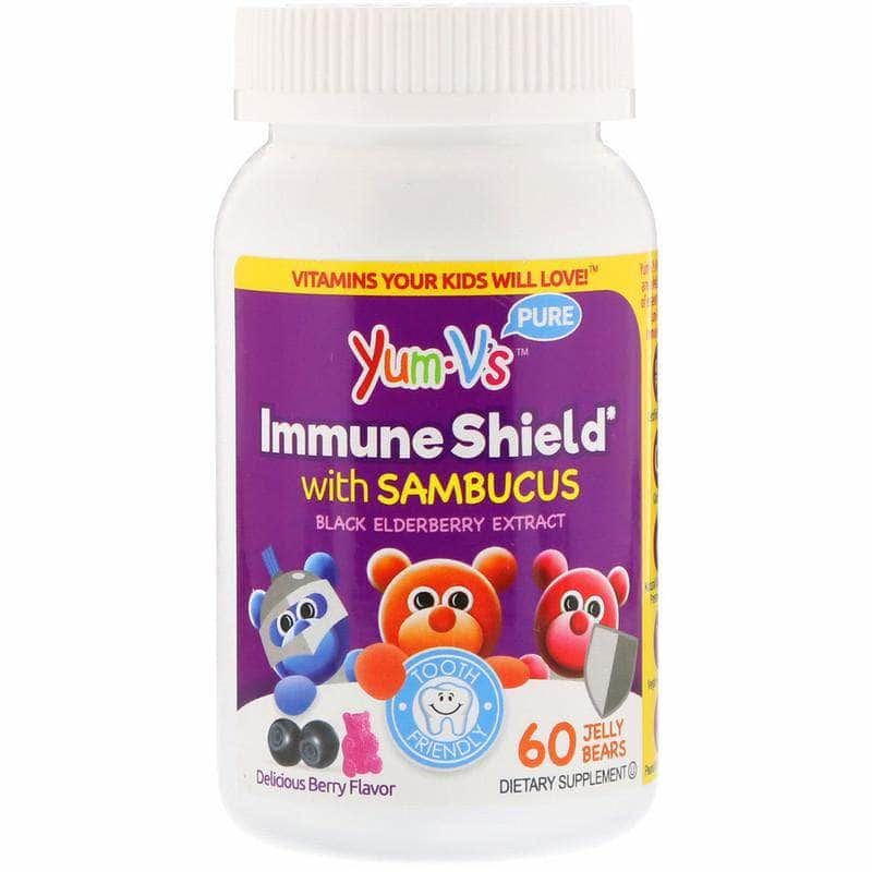 YUM VS Yum-Vs Jelly Sambucus Immune Shield, 60 Pc