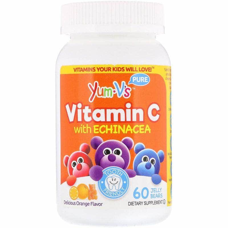 YUM VS Yum-Vs Jelly Vitamin C With Echinacea Orange, 60 Pc