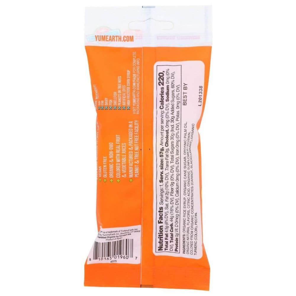 YUMEARTH Yumearth Candy Chewys Organic Gng, 2 Oz
