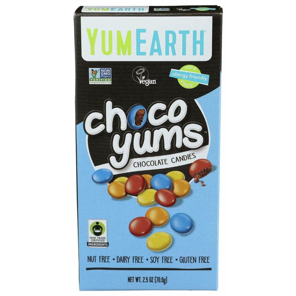 YUMEARTH Grocery > Chocolate, Desserts and Sweets > Candy YUMEARTH: Choco Yums Chocolate Candies, 2.5 oz