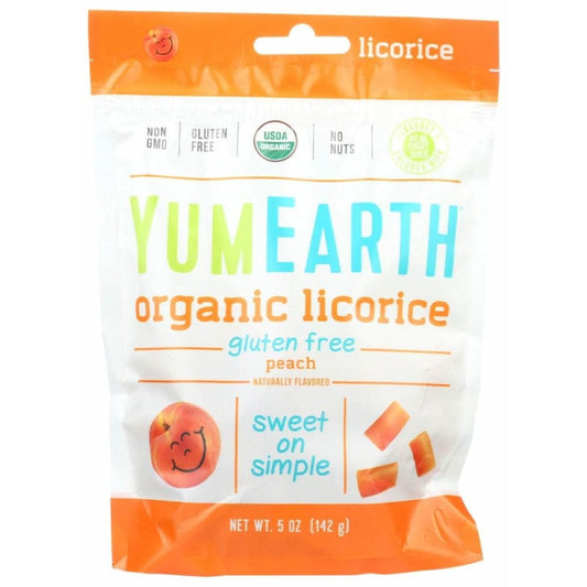 YUMEARTH YUMEARTH Licorice Peach Gf Org, 5 oz