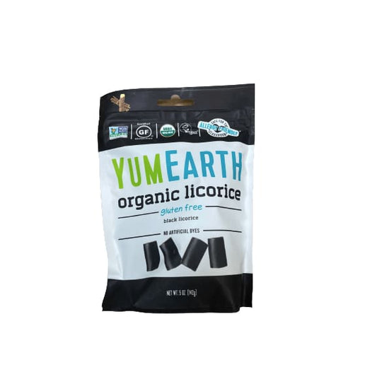 Yumearth YumEarth Organic Gluten Free, Vegan & Organic Black Licorice, 5 oz