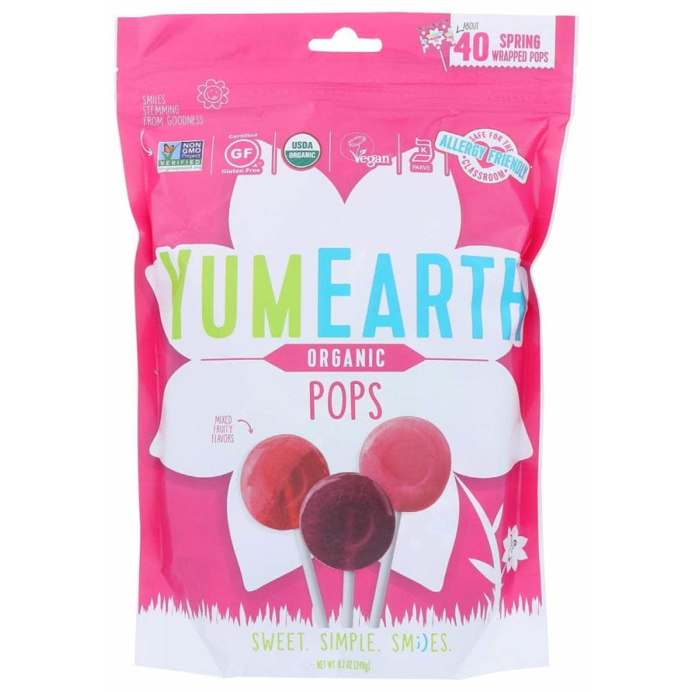 YUMEARTH YUMEARTH Pops Fruit Easter Org, 8.7 oz