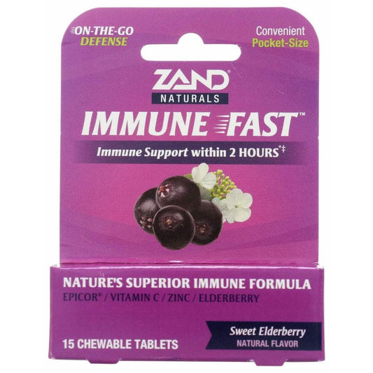 ZAND ZAND Immune Elderberry Chewabl, 15 pc
