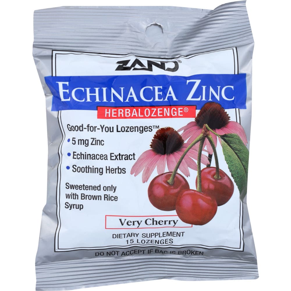 ZAND: Very Cherry Lozenges 15 pc (Pack of 5) - Herbs & Homeopathic > HERBAL SINGLES > HERBAL SINGLES COLD & FLU & IMMUNE - ZAND