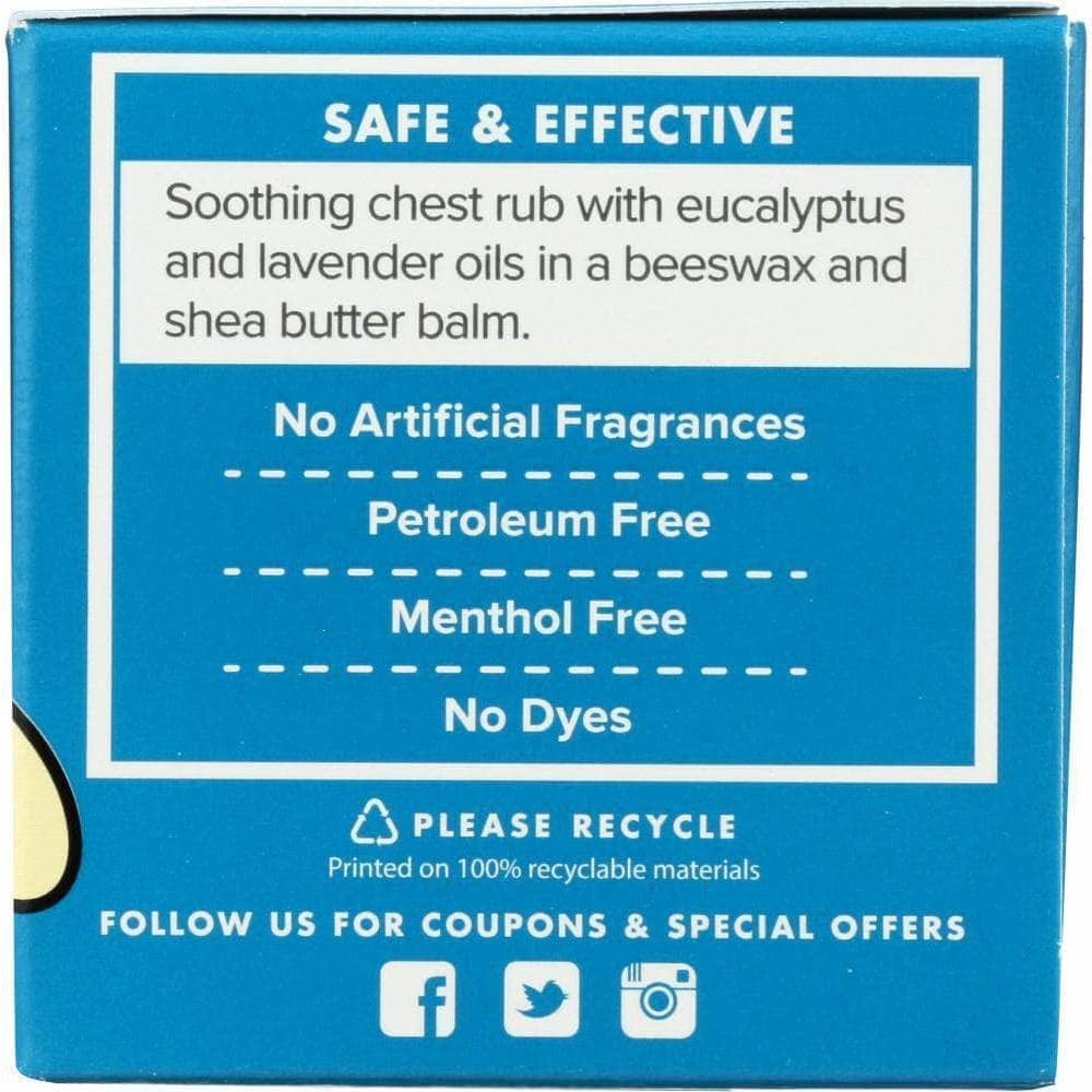 ZARBEES Zarbees 541 Baby Chest Rub, 1.5 Oz