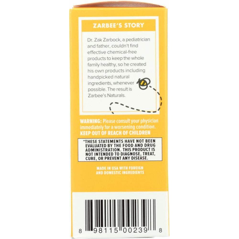 ZARBEES Zarbees  Baby Cough, 2 Fo