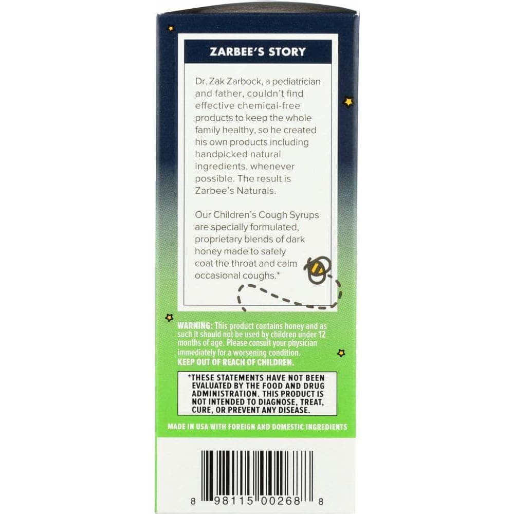 ZARBEES Zarbees Child Nighttime Mucus, 4 Fo