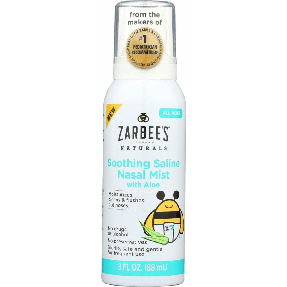 ZARBEES ZARBEES Nasal Mist Saline W Aloe, 3 oz