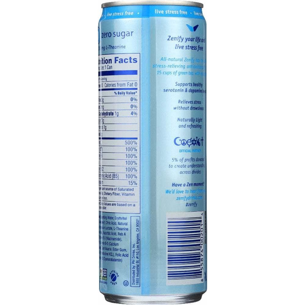 Zenify Zenify Stress Relief Drink Natural, 12 oz