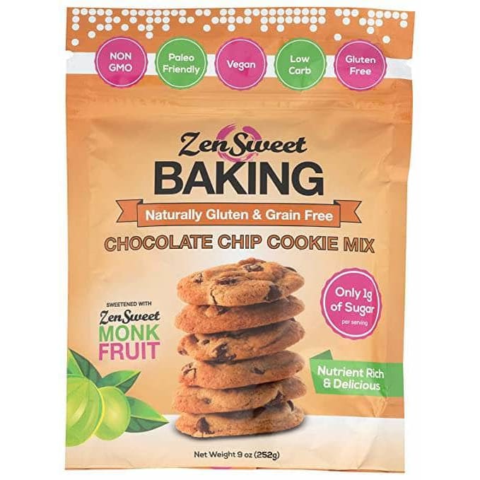 ZENSWEET Grocery > Cooking & Baking > Flours ZENSWEET: Chocolate Chip Cookie Mix, 9 oz