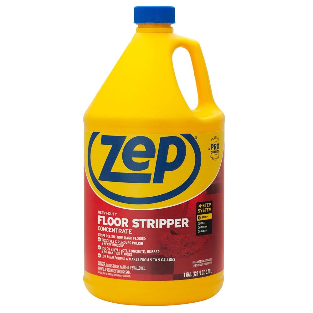 Zep Commercial Heavy Duty Floor Stripper Concentrate (1 gal.) - Cleaning Chemicals - Zep Commercial
