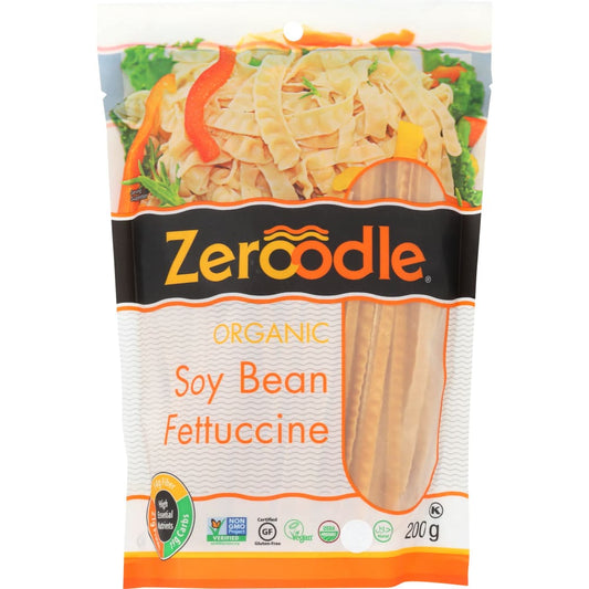 ZEROODLE: Pasta Fettuccine Soybean 7 oz (Pack of 5) - Meal Ingredients > Noodles & Pasta - ZEROODLE