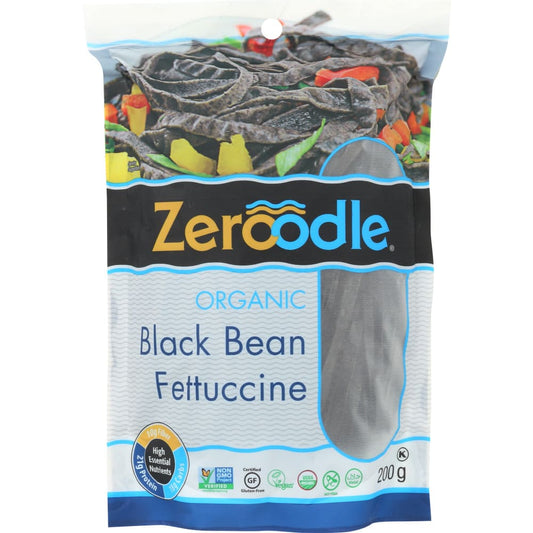 ZEROODLE: Pasta Fettucine Black Bean 7 oz (Pack of 5) - Meal Ingredients > Noodles & Pasta - ZEROODLE