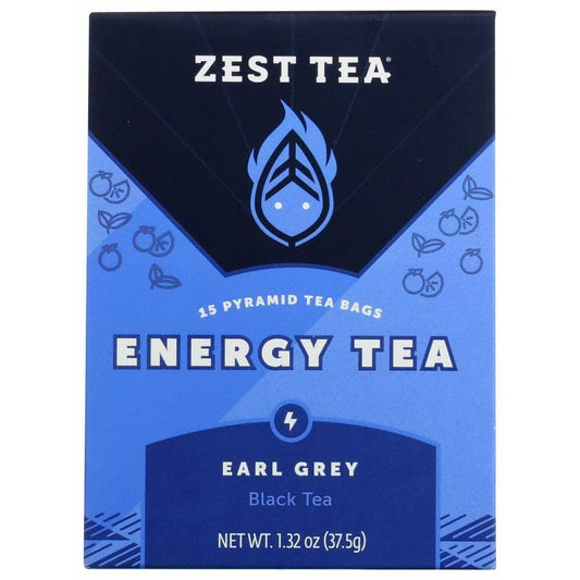 ZEST TEA Zest Tea Earl Grey Energy Tea, 15 Ct