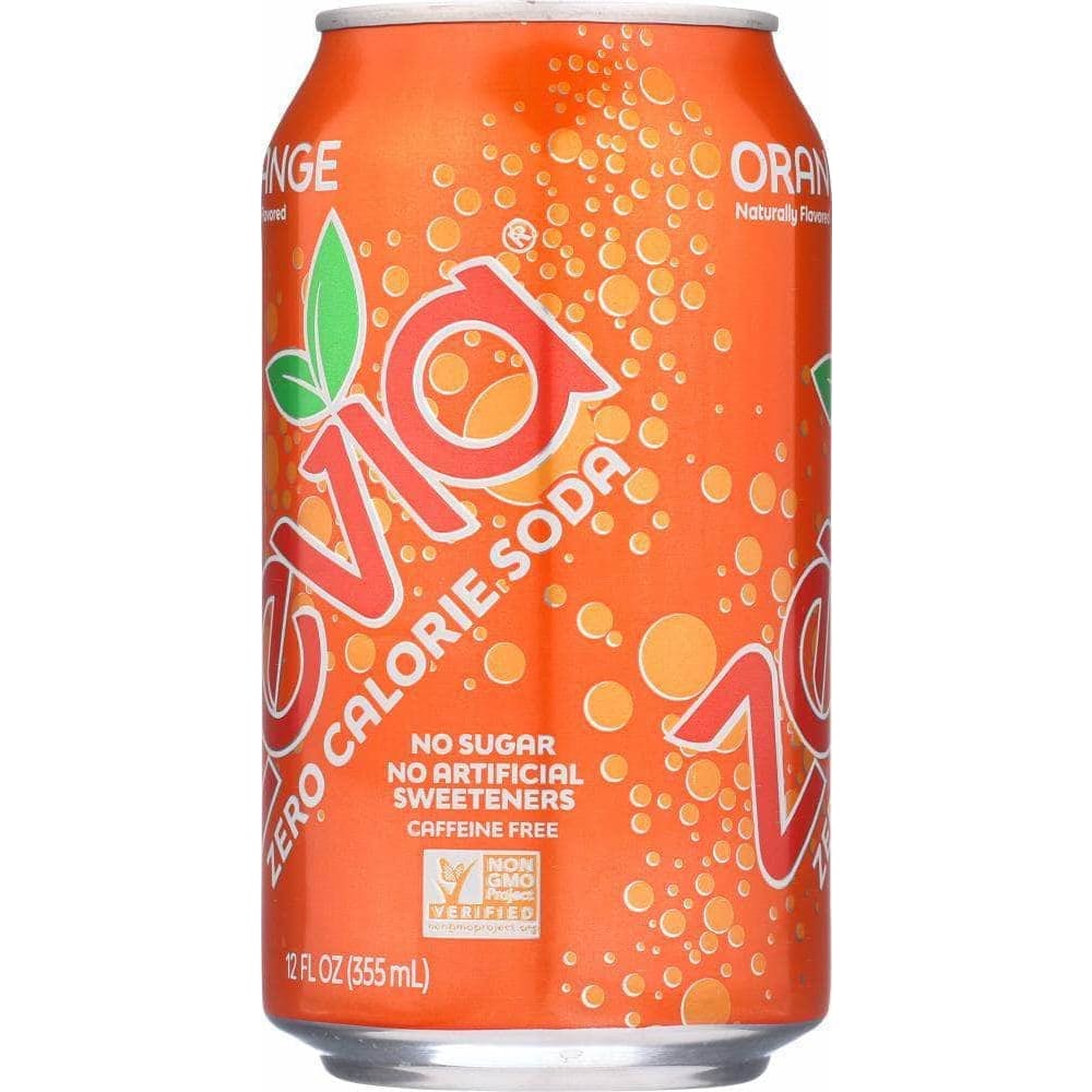 Zevia Zevia All Natural Zero Calorie Soda Orange 6-12 fl oz, 72 fl oz