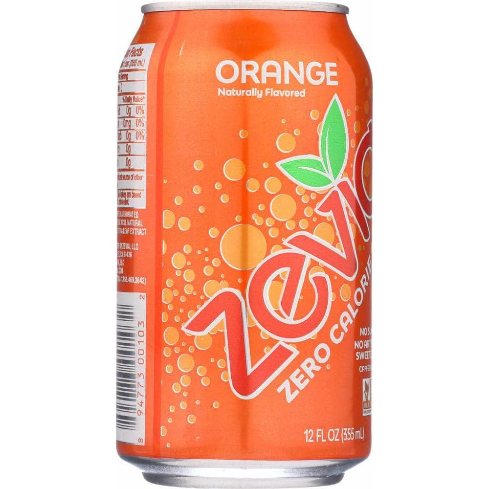 Zevia Zevia All Natural Zero Calorie Soda Orange 6-12 fl oz, 72 fl oz