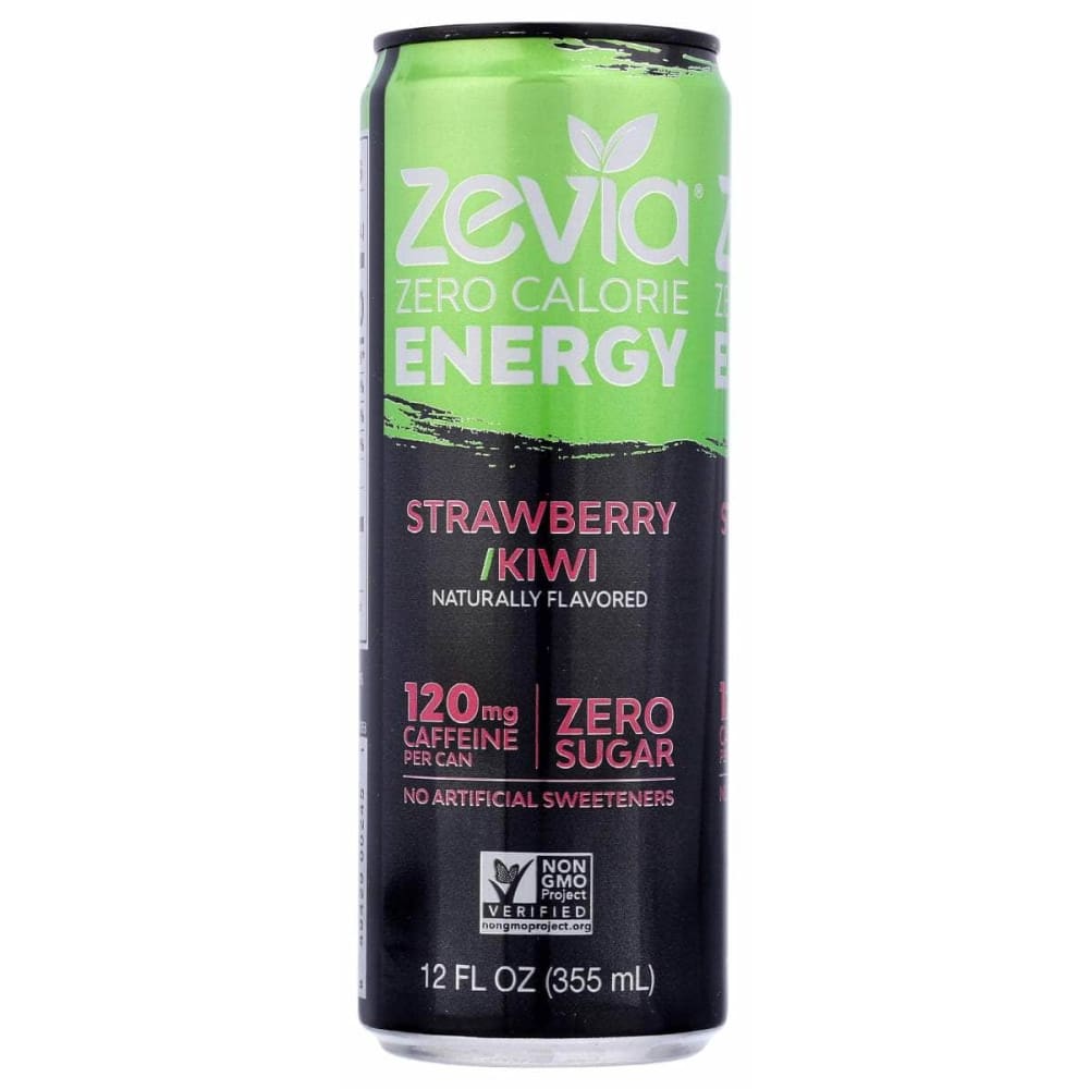 Zevia Grocery > Beverages > Energy Drinks ZEVIA: Drink Energy Strwbry Kiwi, 12 fo