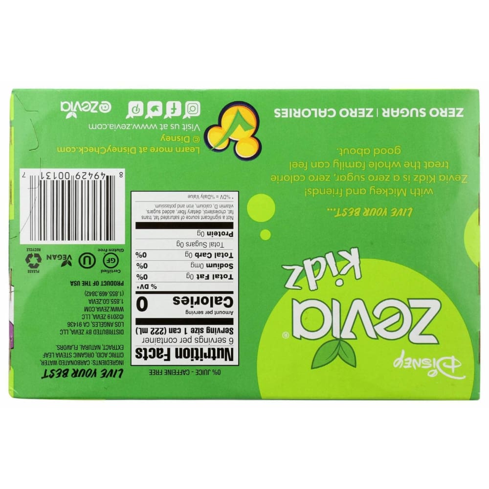 ZEVIA Zevia Kidz Fizzy Apple 6Pack, 45 Fo