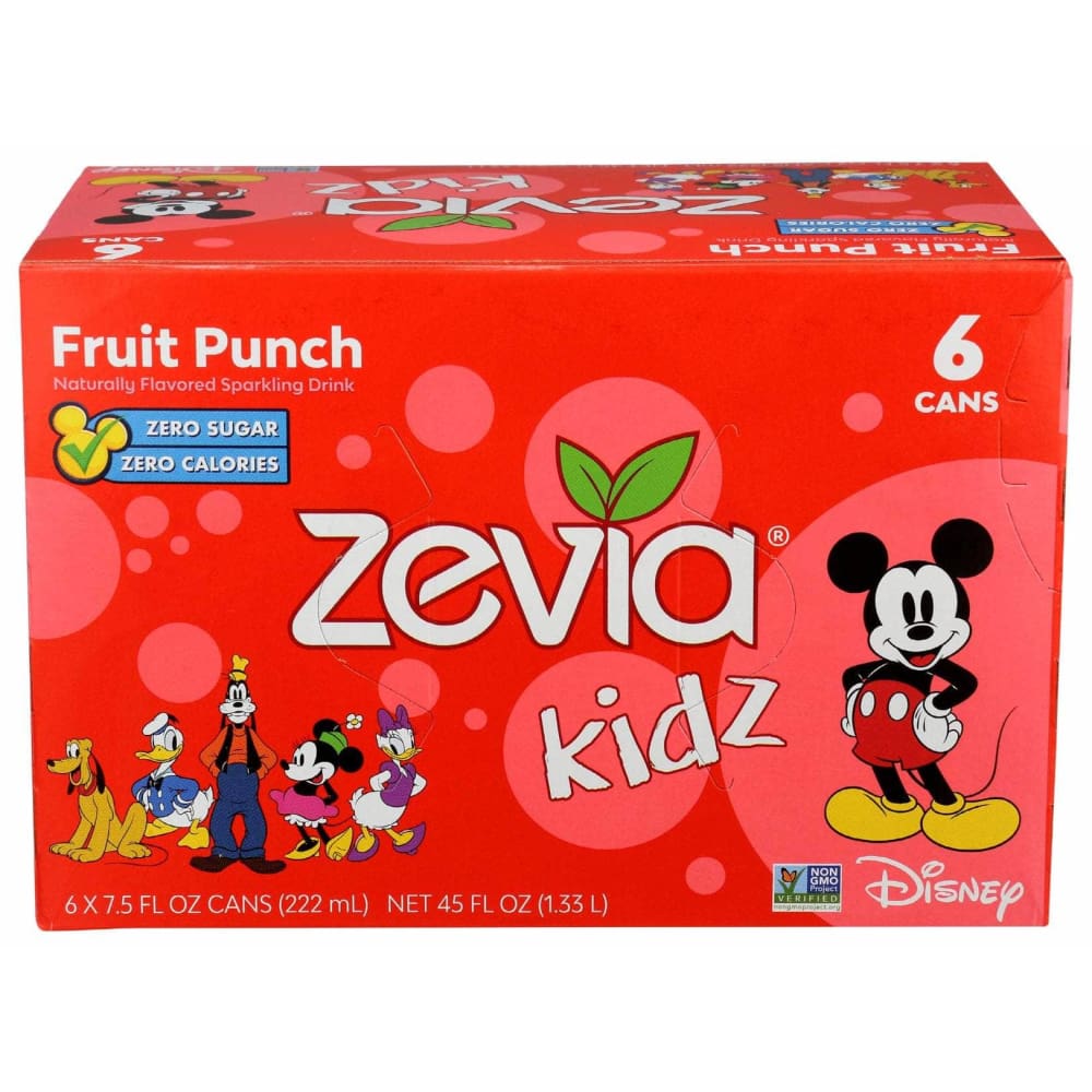 ZEVIA ZEVIA Kidz Fruit Punch 6Pack, 45 fo