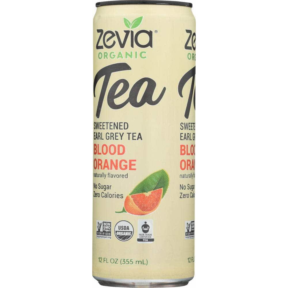 ZEVIA Zevia Organic Sweetened Earl Grey Tea Blood Orange, 12 Fo