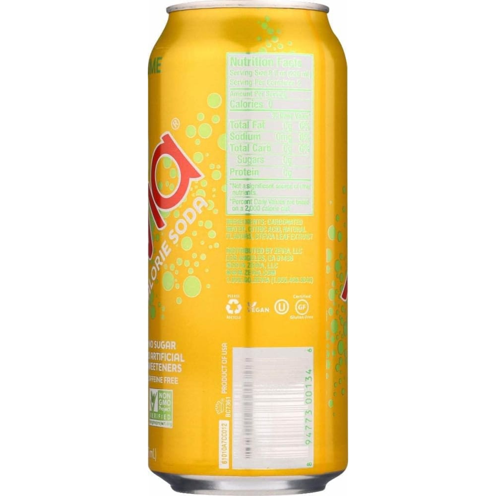 ZEVIA Zevia Soda Twst Lmn Lime, 16 Fo