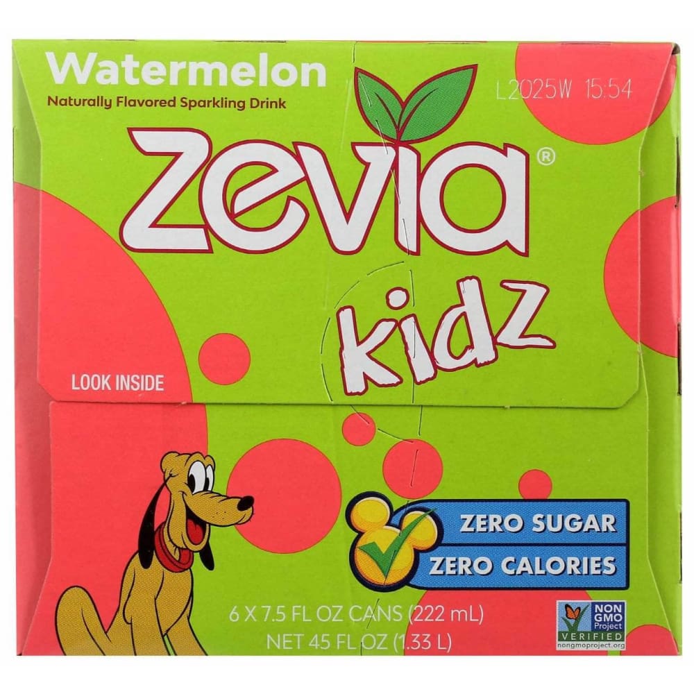 ZEVIA Zevia Soda Watermelon Kidz 6Pk, 45 Fo