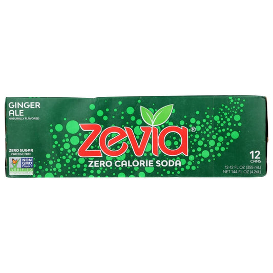 ZEVIA: Zero Calorie Ginger Ale Soda 144 fo - Beverages > Sodas - ZEVIA