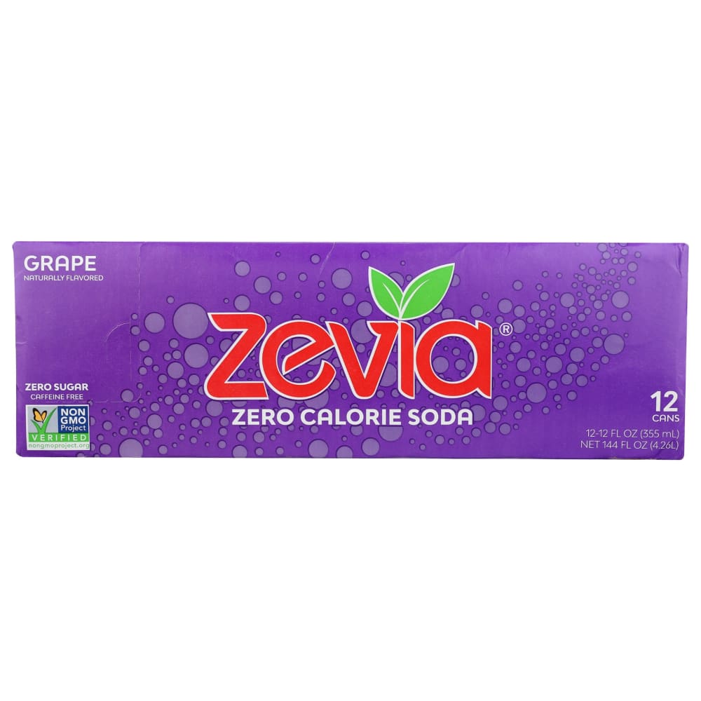 ZEVIA: Zero Calorie Grape Soda 144 fo - Beverages > Sodas - ZEVIA