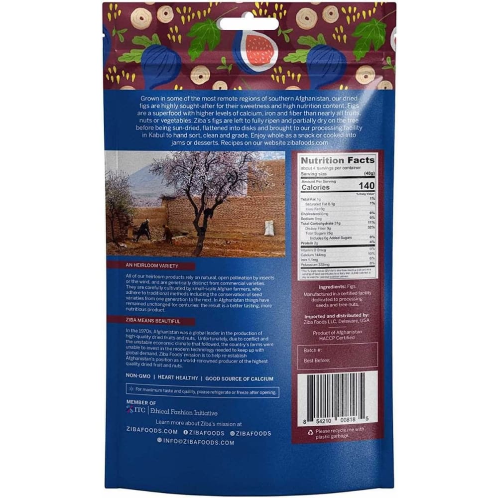 ZIBA FOODS Ziba Foods Fig Sundrd Kandahar, 5.3 Oz