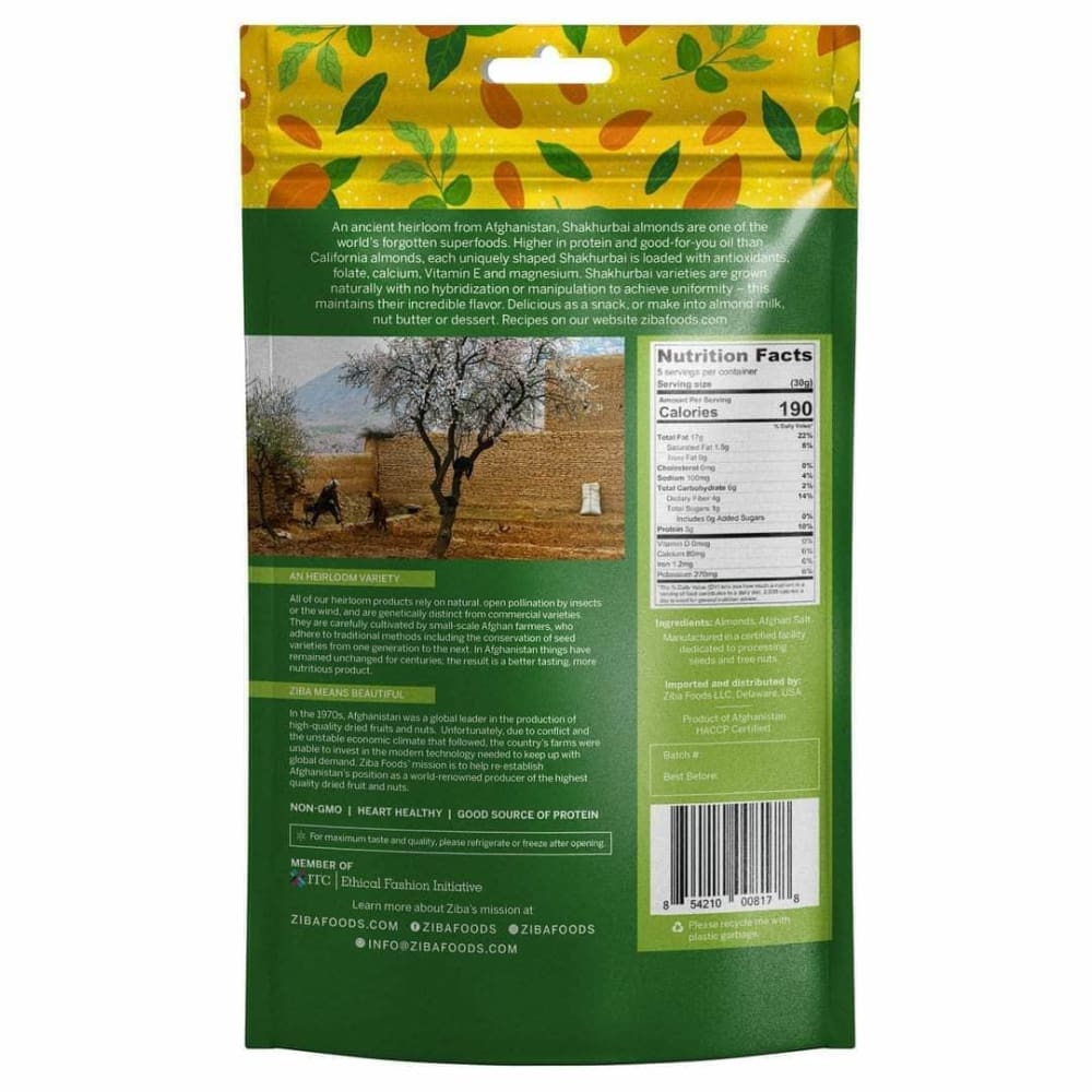 ZIBA FOODS Ziba Foods Nut Almnd Rstd Sltd Shkht, 5.3 Oz