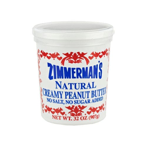 Zimmerman’s Natural Peanut Butter No Salt 32oz (Case of 6) - Cooking/Misc. Cooking Items - Zimmerman’s