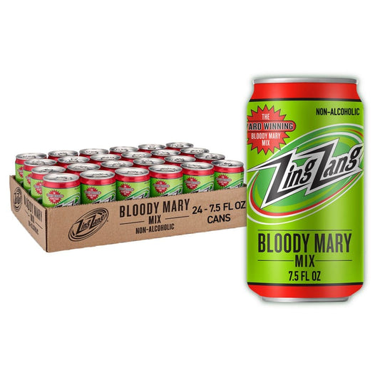 Zing Zang Bloody Mary Mix (7.5 fl. oz. cans 24 pk.) - Cocktail Drink and Alcohol Mixers - Zing