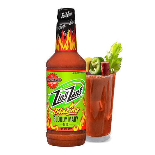 ZING ZANG: Mixer Blazin Bloody Mary 32 fo (Pack of 4) - Grocery > Beverages > Drink Mixes > All Natural & Organic Cocktail Mixers - ZING