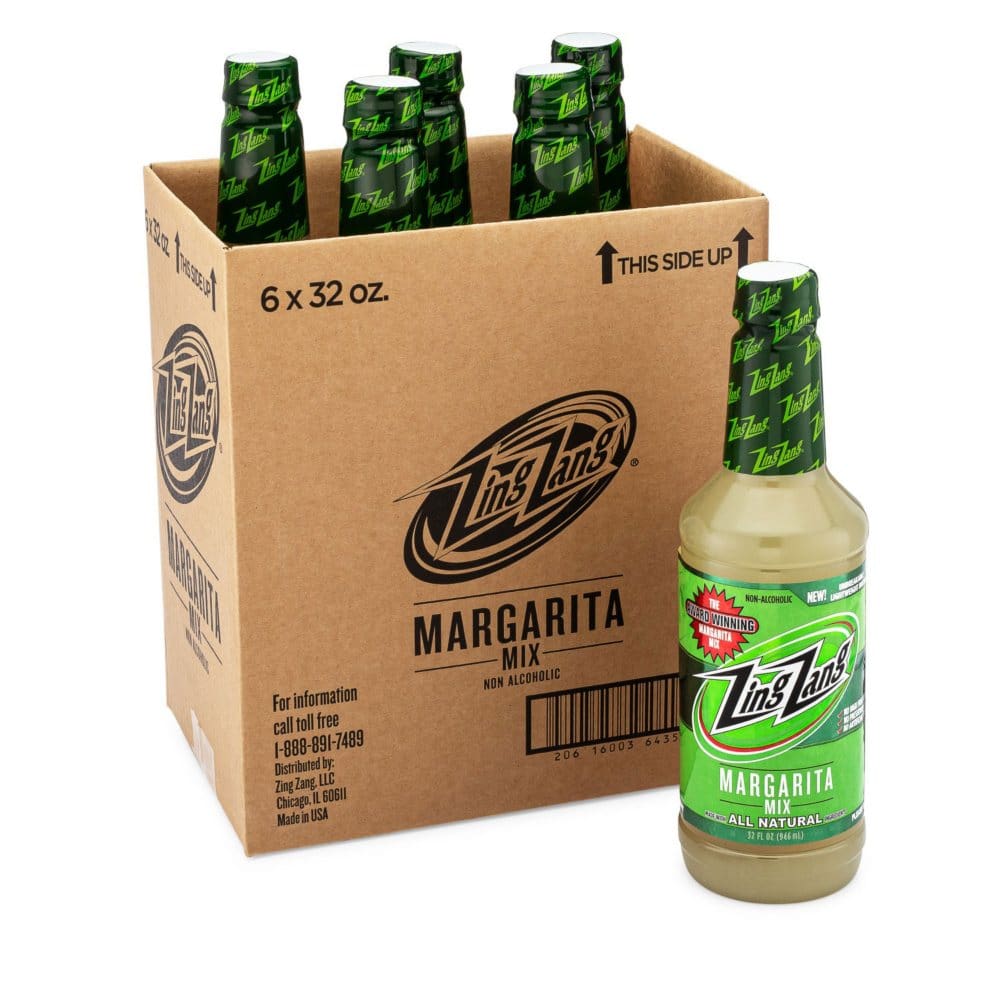 Zing Zang Original Margarita Mix (32 fl. oz. bottle 6 pk.) - Liquor and Spirits - Zing