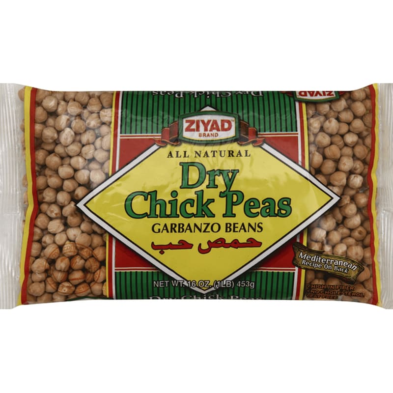 ZIYAD Ziyad Dry Chick Peas Garbanzo Beans, 16 Oz