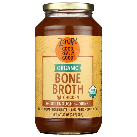 ZOUP GOOD REALLY: Broth Chicken Bone Org 32 OZ (Pack of 4) - Grocery > Soups & Stocks - ZOUP GOOD REALLY