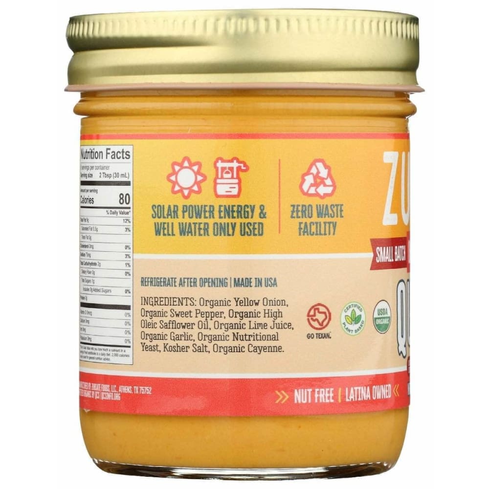 ZUBIS Zubis Dip Queso And Salsa Org, 8 Oz