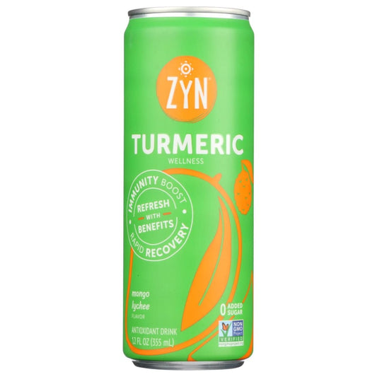 ZYN: Mango Lychee Turmeric Wellness Drink 12 fo (Pack of 5) - Grocery > Beverages > Juices - ZYN