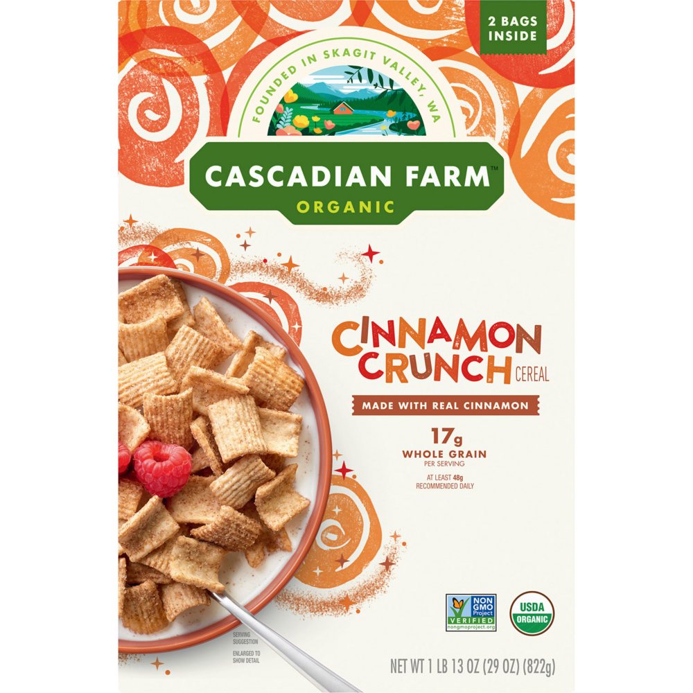 Cascadian Farm Organic Cinnamon Crunch (29oz., 2ct.)