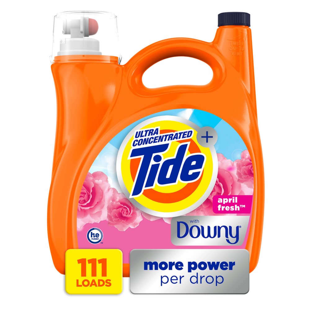 Tide + Downy Liquid Laundry Detergent, April Fresh (141 fl. oz., 111 loads)