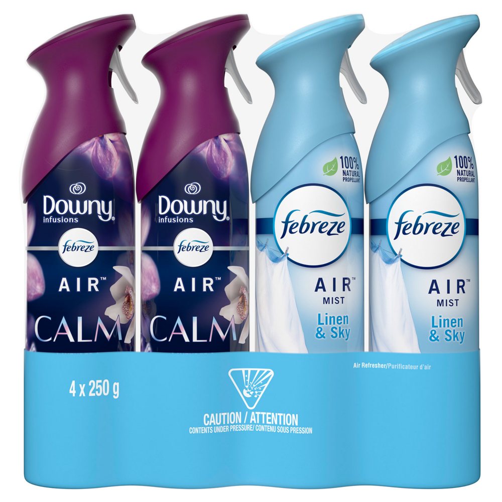 Febreze Air Effects Air Freshener, Linen & Sky + Downy Calm (4 ct., 8.8 oz.)