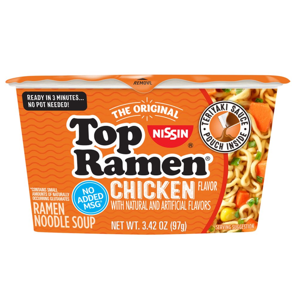 Nissin Top Ramen Chicken Bowl (3.4 oz., 12 ct.)